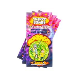 TRIPPY BOMBS  PREMIUM MILK CHOCOLATE CRUNCH, PSILOCYBIN EXTRACT