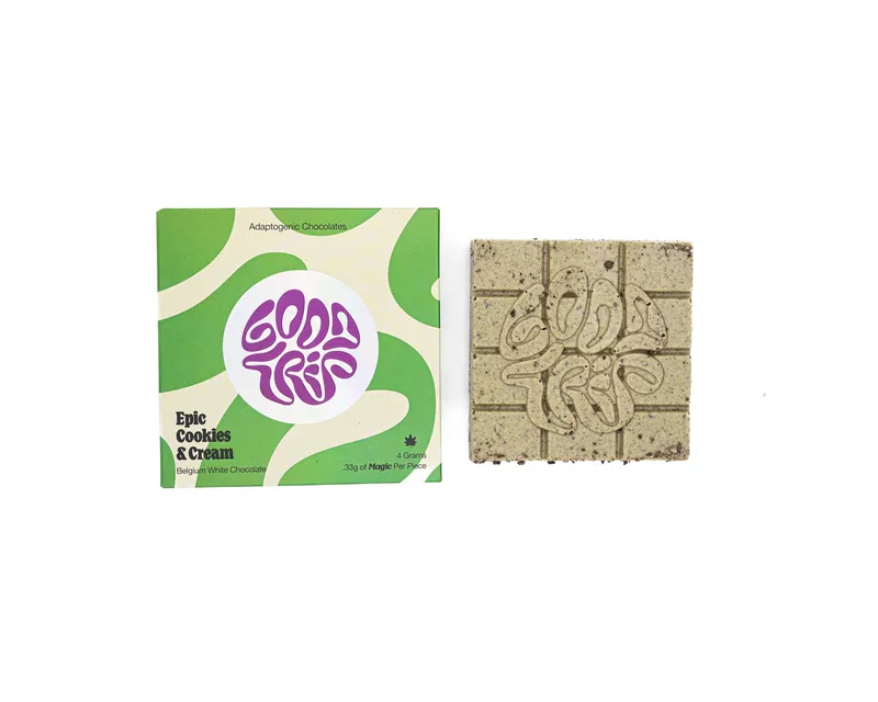 GOOD TRIP - SHROOM CHOCOLATES - 4 GRAMS (0.33G PER PIECE)