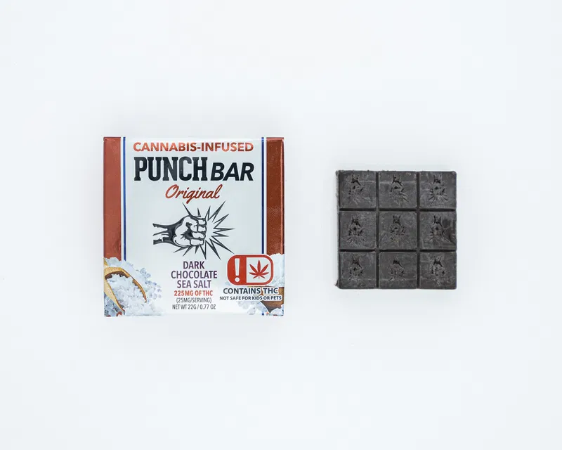 PUNCH BAR - CHOCOLATE BARS - 225MG (9 SQUARES x 25MG PER SQUARE) - Image 4