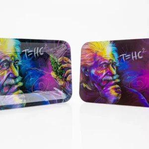 ROLLING TRAY W/ FLAT MAGNETIC LID - EINSTEIN T=HC2 DESIGN
